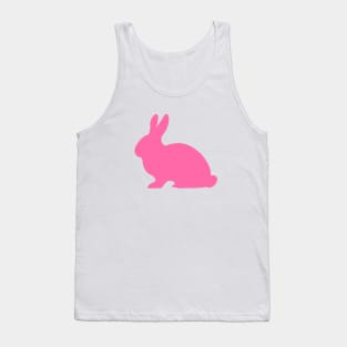 Bunny Rabbit Pattern in Pink Tank Top